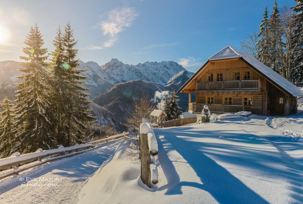 Holiday Chalet "Alpine Dreams" With Private Wellness Solcava Exterior photo
