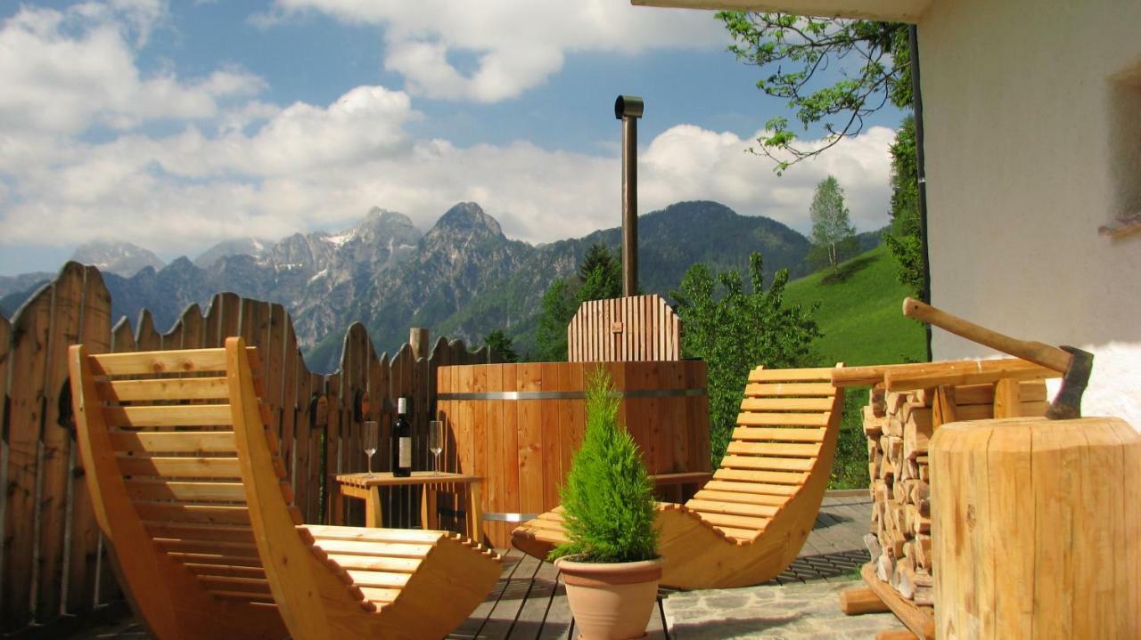 Holiday Chalet "Alpine Dreams" With Private Wellness Solcava Exterior photo